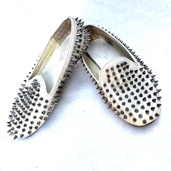 Unif Hellraiser Loafers white loafers - Picture 1 of 8